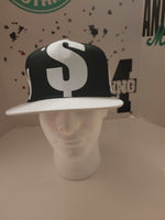 BIG MONEY SNAPBACK HAT (BLACK/WHITE)