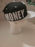 BIG MONEY SNAPBACK HAT (BLACK/WHITE)