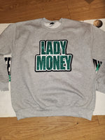 BLING DOLLAR SIGN MONEY SWEATER