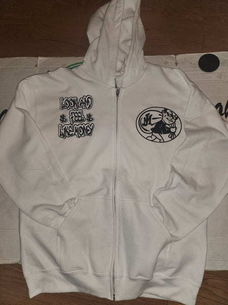 JUST MONEY ALL IN ZIP UP MONEY JACKET