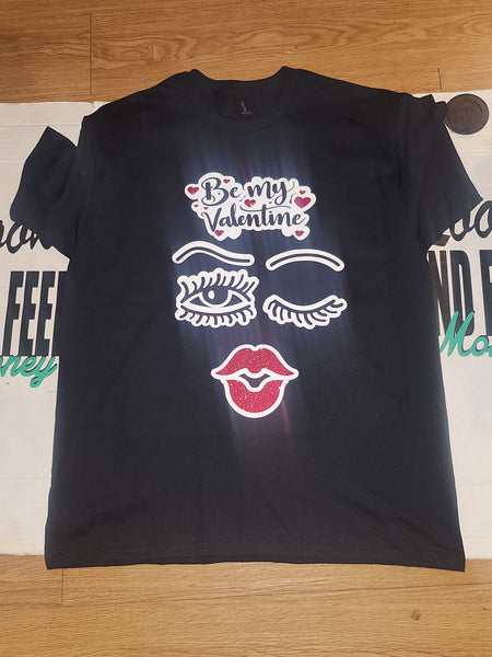 BE MY VALENTINE MONEY KISSES