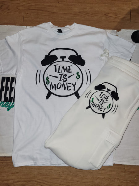 JUST MONEY CLOTHING (TIME IS MONEY, MONEY JOGGER SET)