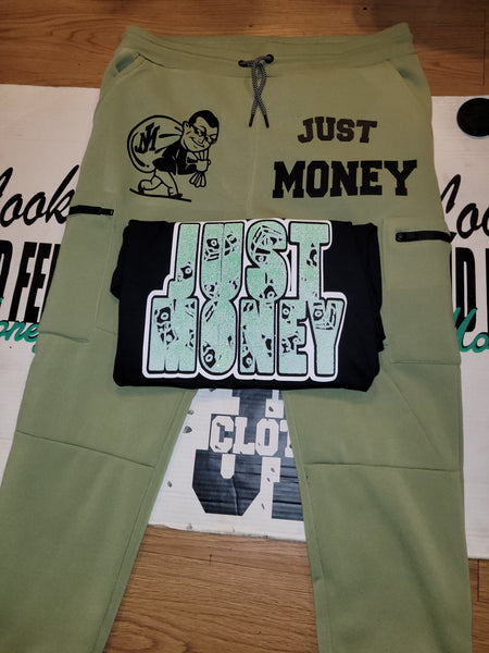 JUST MONEY CLOTHING (MONEY MASTERPIECE, MONEY JOGGER SET)