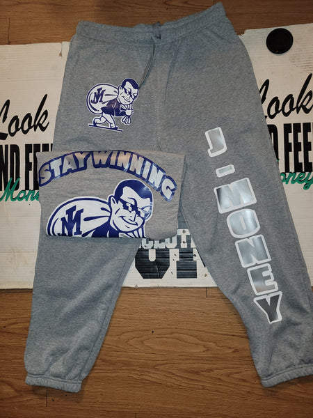 JUST MONEY CLOTHING (STAY WINNING STAY FOCUS, MONEY JOGGER SET)