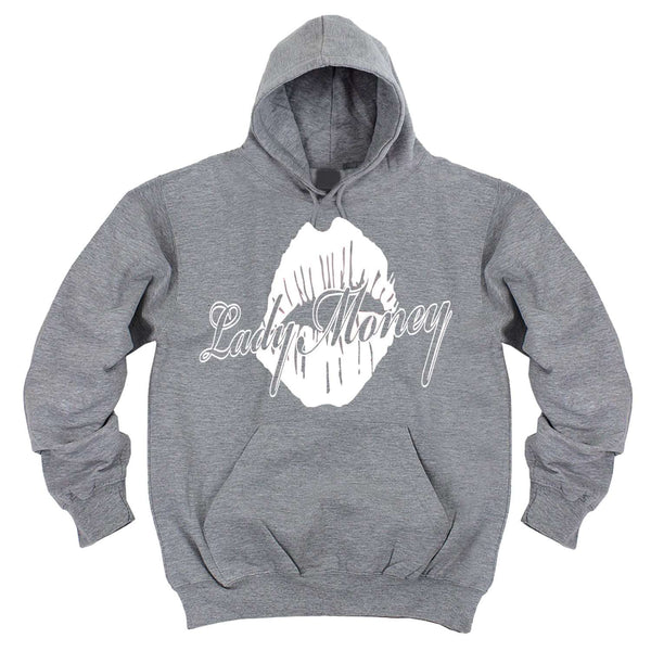 CLASSIC MONEY LIPS HOODIE (GREY)