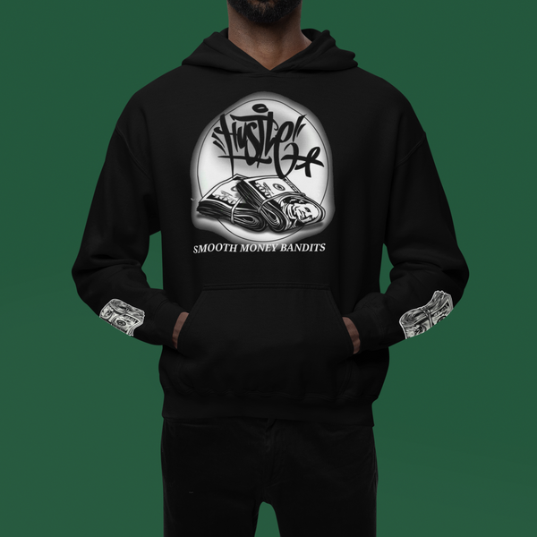 LIMITED EDITION HUSTLE OR DIE MONEY HOODIE (BLACK)