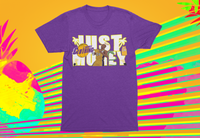 JUST MONEY SUMMER MONEY T-SHIRT (PURPLE)