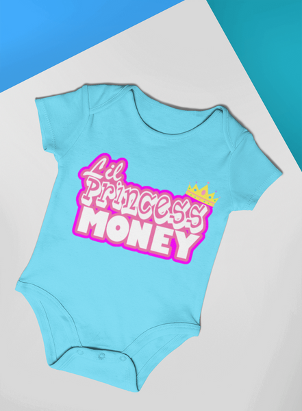 BABY ONESIES MONEY (SKY BLUE)