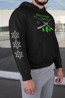 LIMITED EDITION SWORDS AND STARS MONEY HOODIE (BLACK)