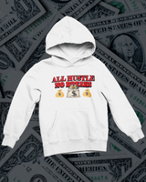 ALL HUSTLE NO BREAKS MONEY (WHITE)