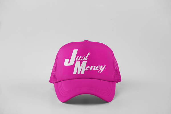 SUMMER MONEY TRUCKER MONEY HAT (HOT PINK)