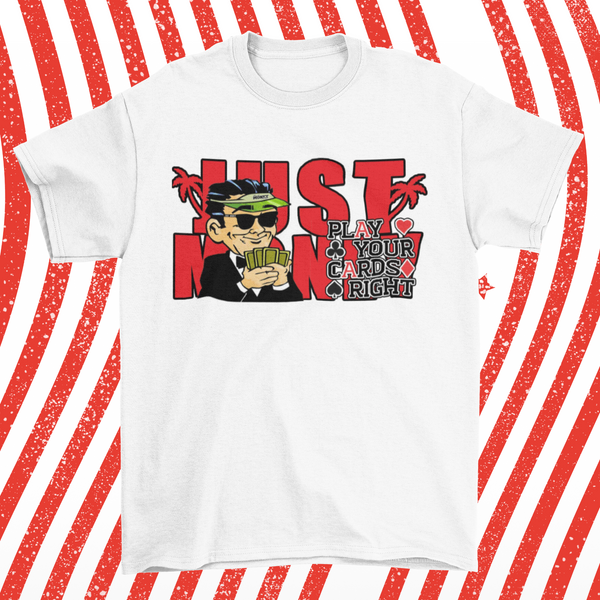 JUST MONEY SUMMER MONEY T-SHIRT (WHITE)