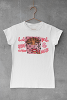 THE NAME IS LADY MONEY PAY ME MONEY LIPS (WHITE)