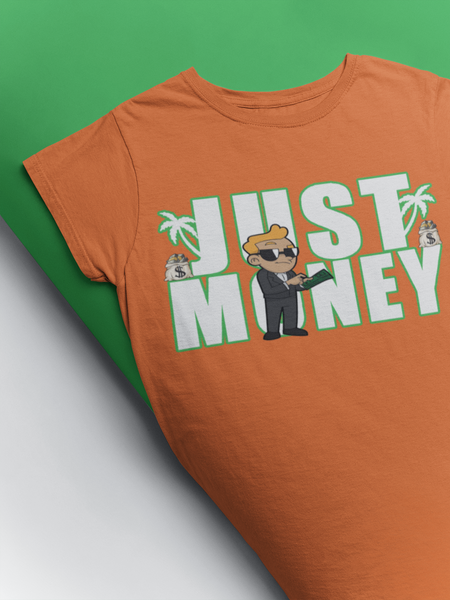 JUST MONEY SUMMER MONEY T-SHIRT (ORANGE)