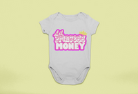 BABY ONESIES MONEY (HEATHER GREY)
