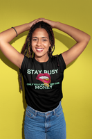 STAY BUSY MONEY LIPS (BLACK)