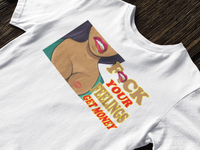 F*CK YOUR FEELINGS GET MONEY LIPS (WHITE)