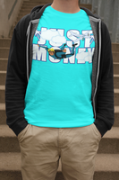 JUST MONEY SUMMER MONEY T-SHIRT (SKY BLUE)