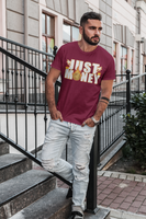 JUST MONEY SUMMER MONEY T-SHIRT (MAROON)