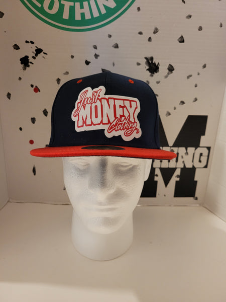 JUST MONEY SUMMER SNAPBACK (NAVY BLUE/RED)