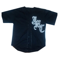 WINDY CITY MONEY MAN BASEBALL JERSEY (BLACK)