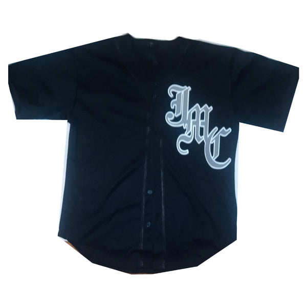 WINDY CITY MONEY MAN BASEBALL JERSEY (BLACK)