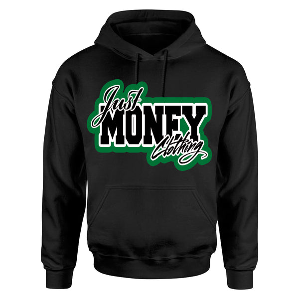 JUST MONEY HOODIE (BLACK/GREEN)