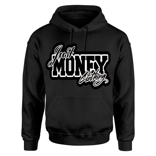 JUST MONEY HOODIE (BLACK/BLACK)