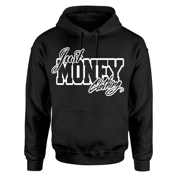 JUST MONEY HOODIE (BLACK/WHITE)