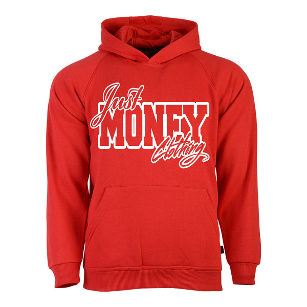 JUST MONEY HOODIE (RED)
