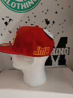 JUST MONEY SUMMER SNAPBACK (RED/YELLOW)