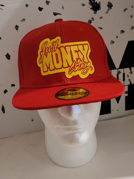 JUST MONEY SUMMER SNAPBACK (RED/YELLOW)