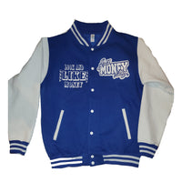 JUST MONEY VARSITY JACKET (ROYAL BLUE)
