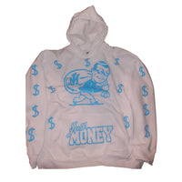JUST MONEY ITS MONEY IN THE AIR HOODIE (WHITE)