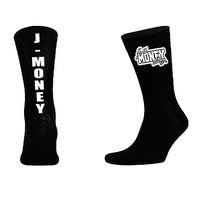 JUST MONEY SOCKS (BLACK)