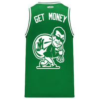 IRISH MONEY MAN BASKETBALL JERSEY (1985 GREEN)