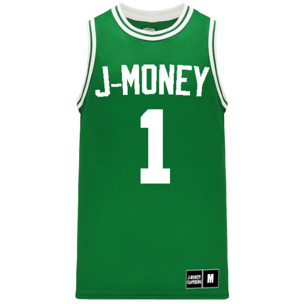 IRISH MONEY MAN BASKETBALL JERSEY (1985 GREEN)