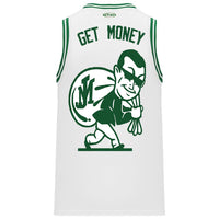 IRISH MONEY MAN BASKETBALL JERSEY (1985 WHITE)