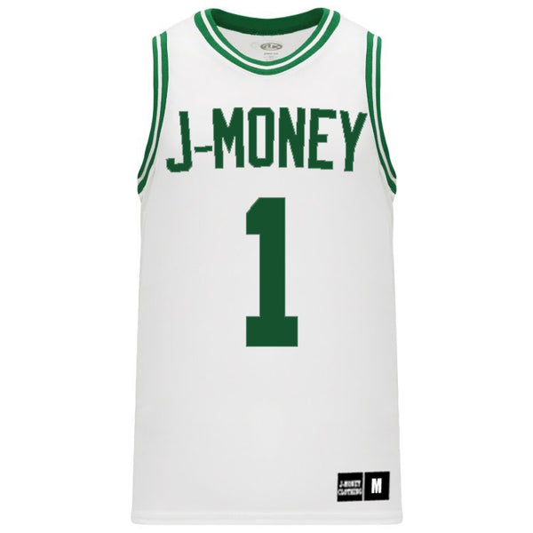 IRISH MONEY MAN BASKETBALL JERSEY (1985 WHITE)