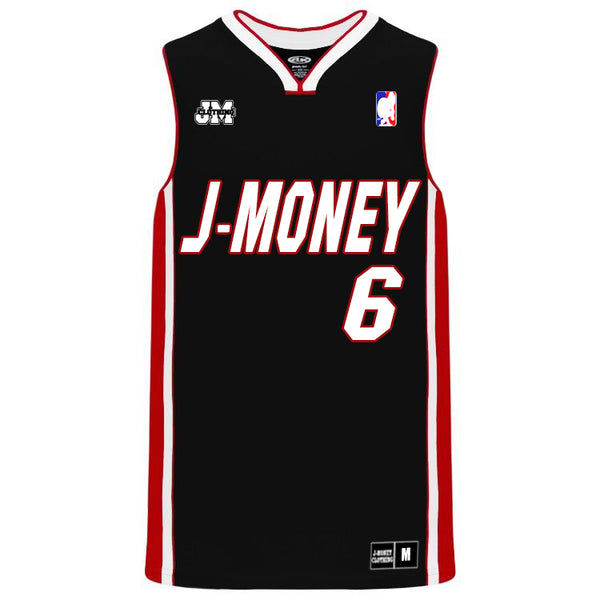 SUMMER HEAT MONEY MAN BASKETBALL JERSEY (BLACK)