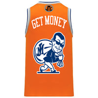 MONEY MAN STATE OF MIND BASKETBALL JERSEY (ORANGE)