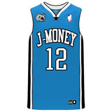 MAGIC STARS MONEY MAN BASKETBALL JERSEY (BLUE)
