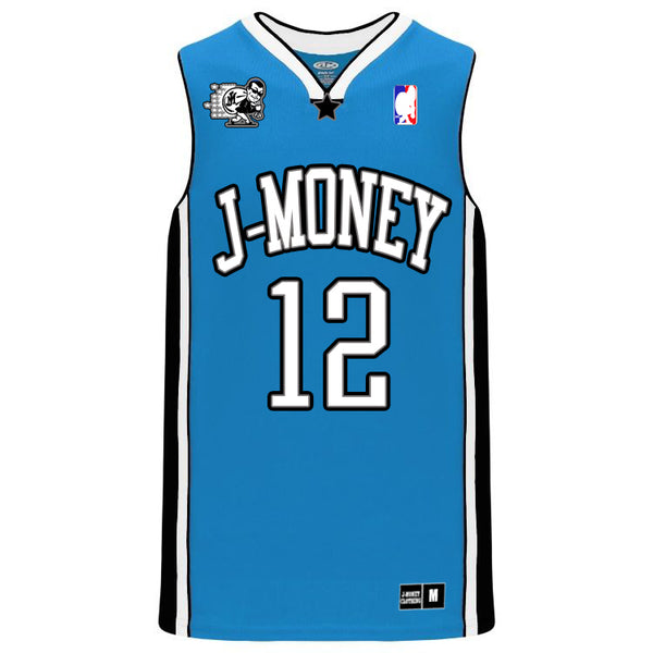 MAGIC STARS MONEY MAN BASKETBALL JERSEY (BLUE)