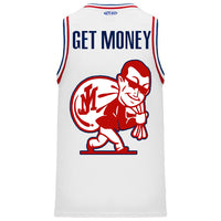 D-TOWN MONEY MAN BASKETBALL JERSEY (1988 WHITE)