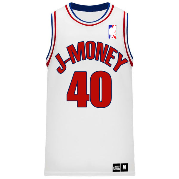 D-TOWN MONEY MAN BASKETBALL JERSEY (1988 WHITE)