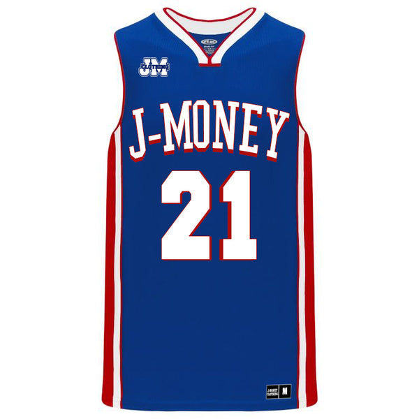 PHILLY SIX MONEY MAN BASKETBALL JERSEY (BLIUE)