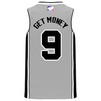RIVER CITY MONEY MAN BASKETBALL JERSEY (GREY)