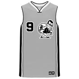 RIVER CITY MONEY MAN BASKETBALL JERSEY (GREY)