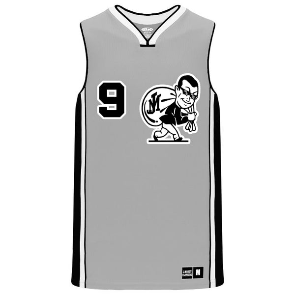 RIVER CITY MONEY MAN BASKETBALL JERSEY (GREY)