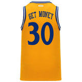 GOLDEN DUBS MONEY MAN BASKETBALL JERSEY (GOLD)
